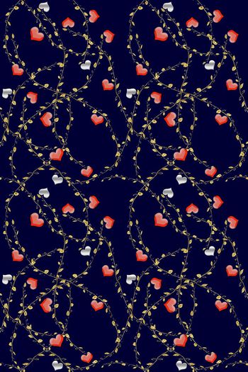 524917-原创花卉和心