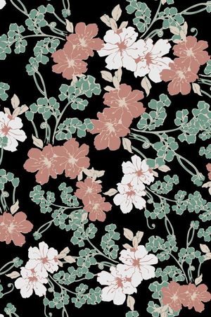 复古印花华亿平台图片