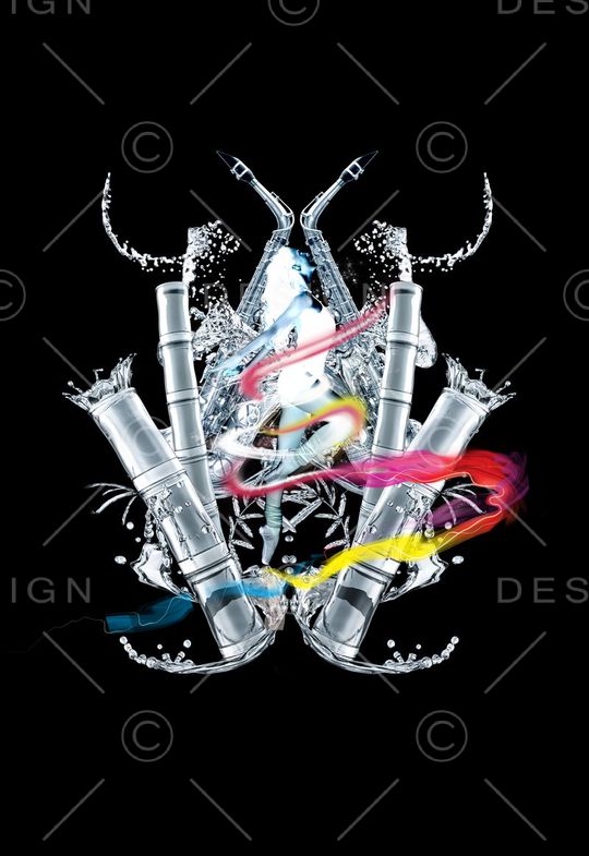 3D立体印花华亿平台图片