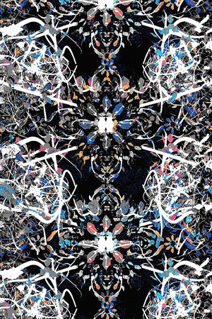 抽象印花华亿平台图片