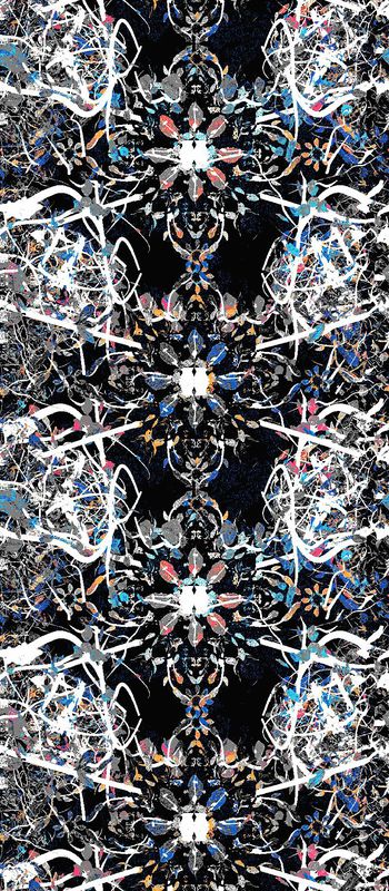 525111-WT514抽象水墨几何图形休闲印花