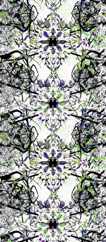 525113-WT514抽象水墨几何图形休闲印花