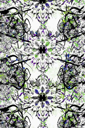 抽象印花华亿平台图片