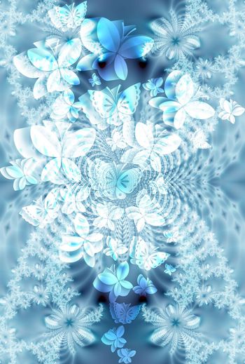 525161-欧美流行时尚抽象幻彩数码清爽印花梦