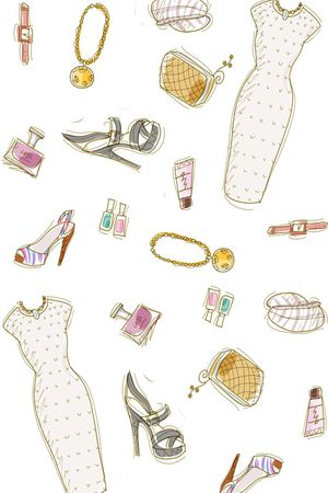 清爽 时尚 潮流 服装 家纺印花华亿平台图片