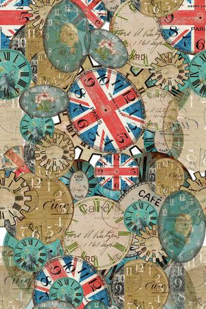 复古印花华亿平台图片