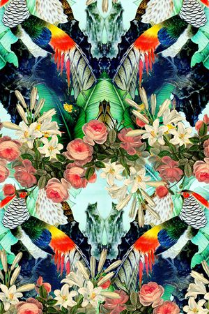 时尚印花华亿平台图片