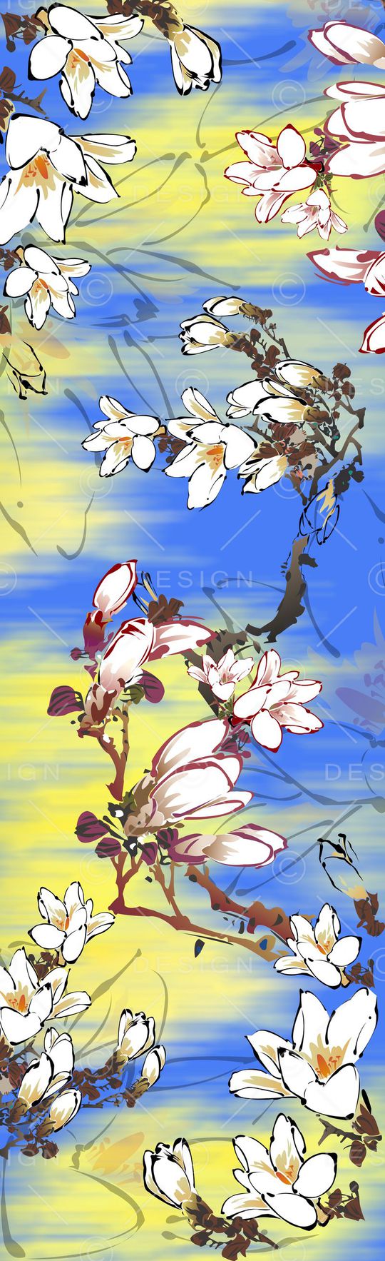 手绘印花华亿平台图片