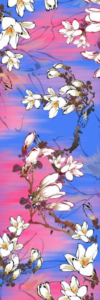 手绘印花华亿平台图片