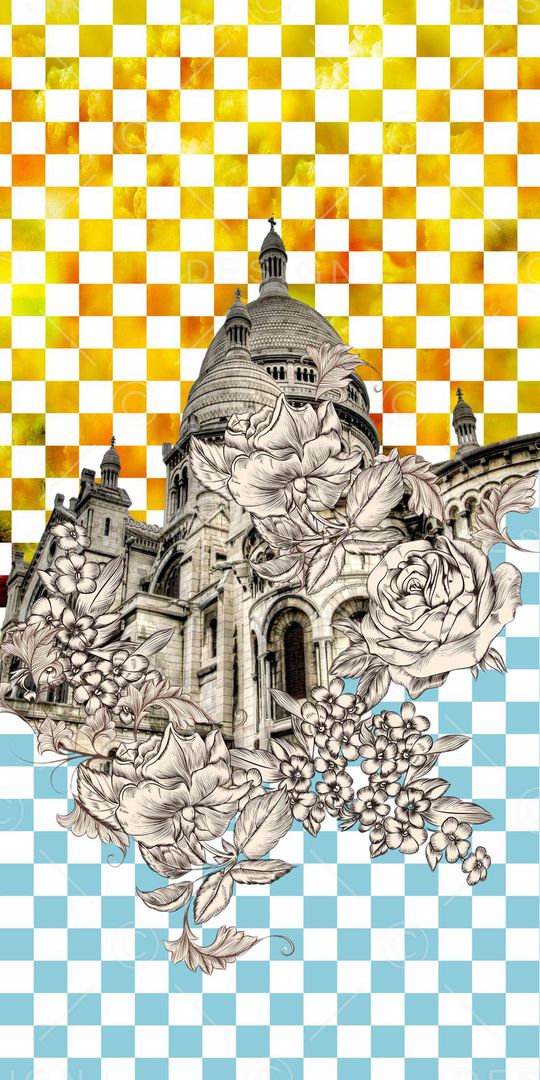 欧式风格建筑印花华亿平台图片