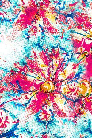 水彩印花华亿平台图片