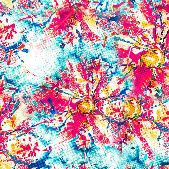 水彩印花华亿平台图片