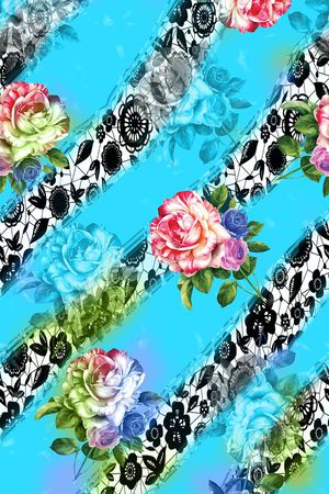 几何印花华亿平台图片