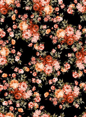 525368-欧洲宫廷风 油画 花卉 服装 家纺