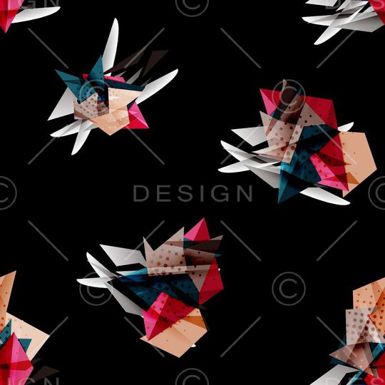 抽象印花华亿平台图片