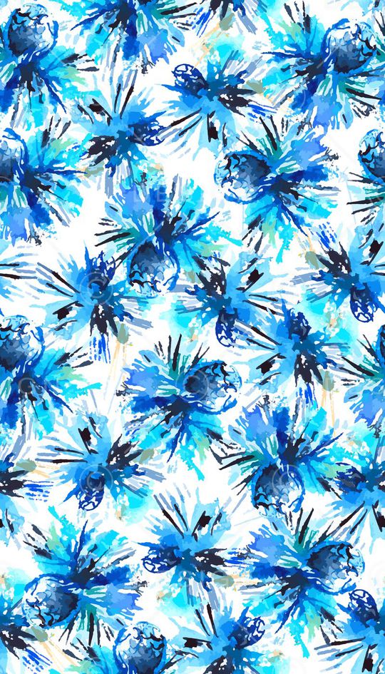 抽象花朵印花华亿平台图片