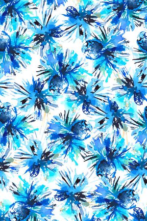 抽象花朵印花华亿平台图片