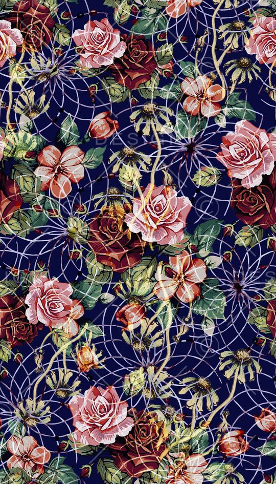 复古印花华亿平台图片