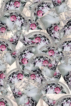 中国风印花华亿平台图片