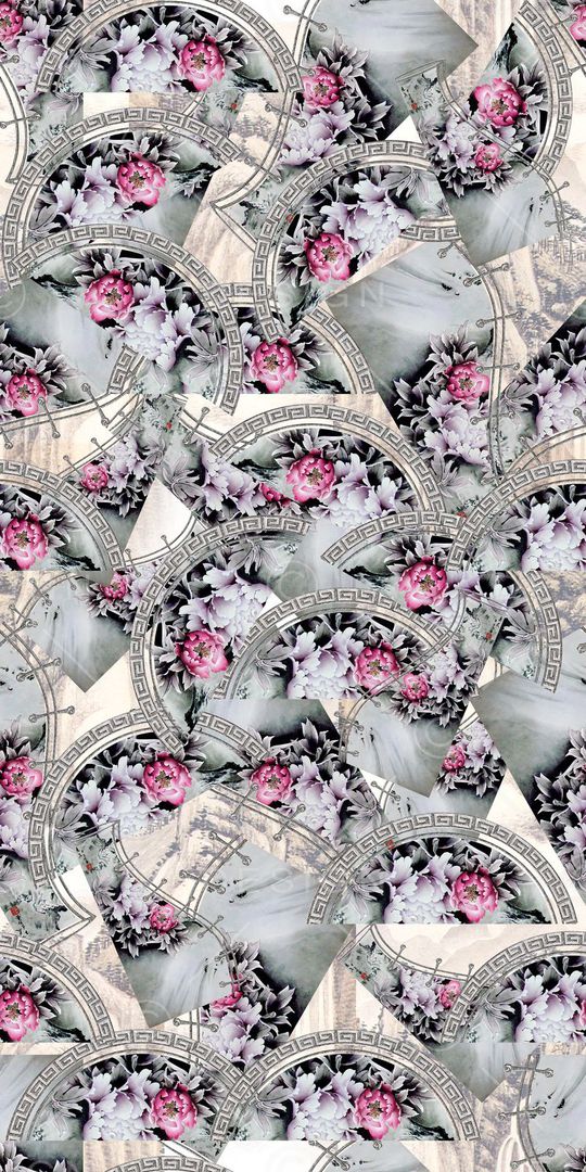 中国风印花华亿平台图片