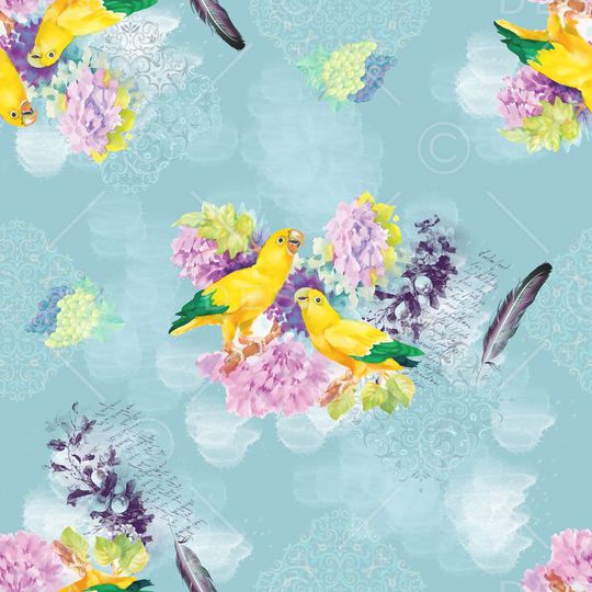 原创手绘印花华亿平台图片