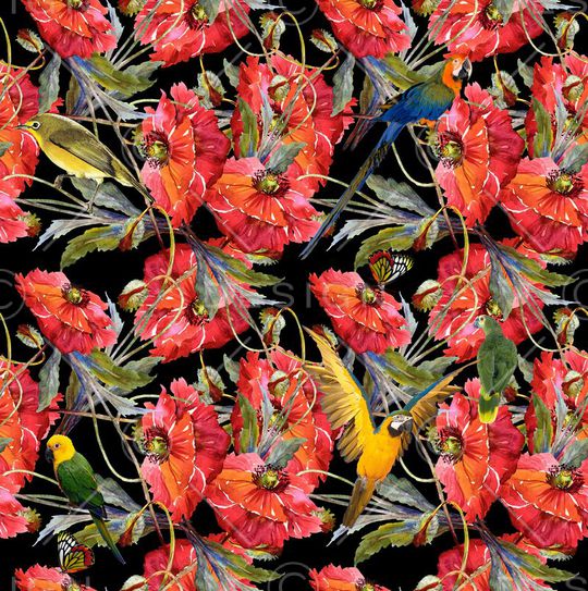 时尚流行印花华亿平台图片