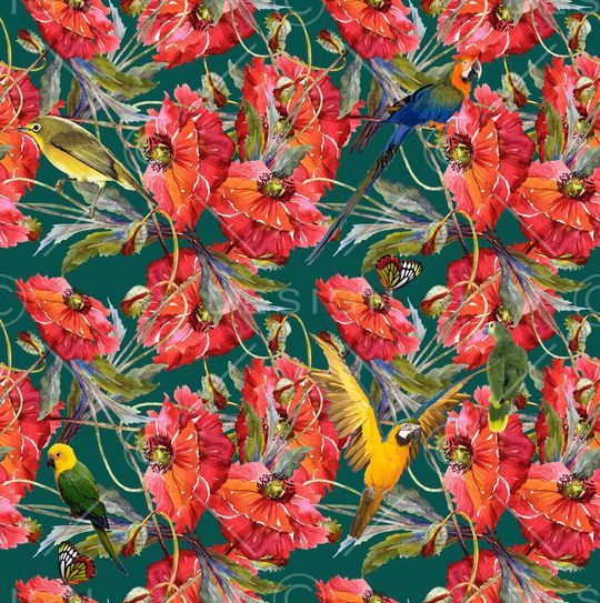 时尚流行印花华亿平台图片