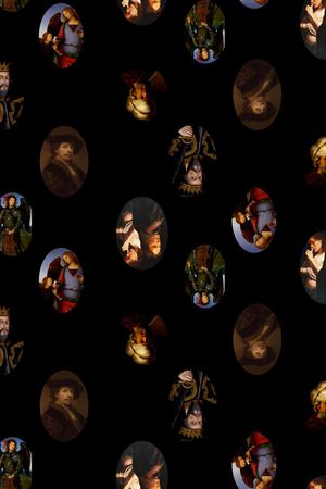 潮流时尚印花华亿平台图片