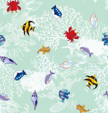 525577-原创时尚大牌珊瑚 海星 贝壳 鱼花