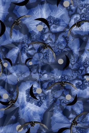 抽象 笔刷印花华亿平台图片