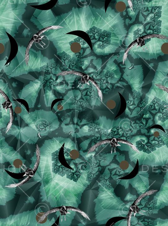 复古印花华亿平台图片