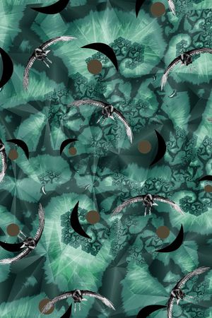 复古印花华亿平台图片