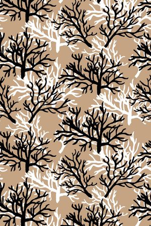 传统树影印花华亿平台图片