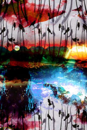 最新男装印花华亿平台图片