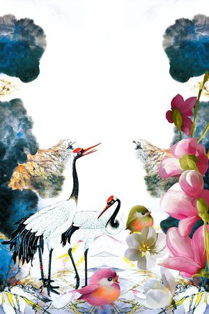 MAX-中国风印花华亿平台图片