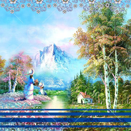 MAX-定位欧美民族风印花华亿平台图片