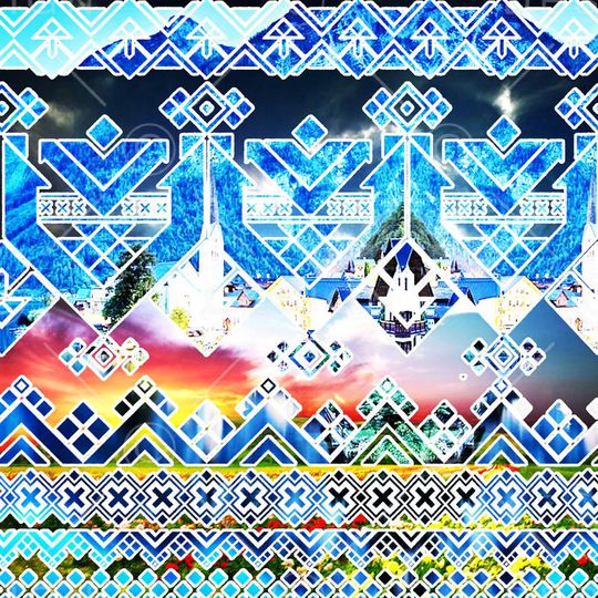 MAX-定位欧美民族风印花华亿平台图片