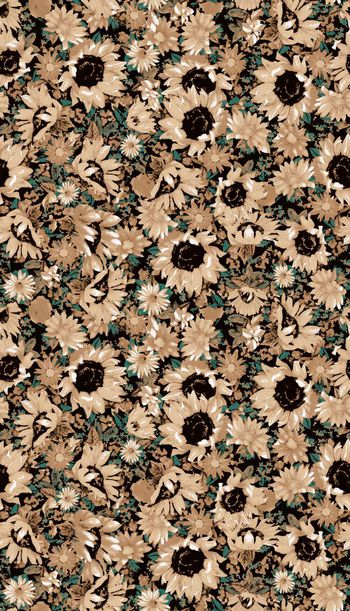 525788-复古  菊花 花卉 组合 服装 家