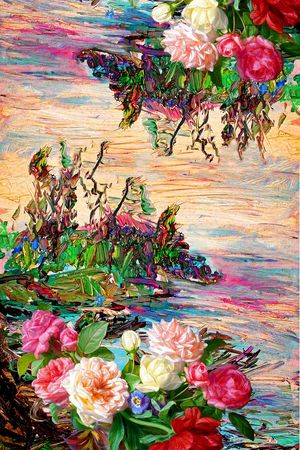 油画质感印花华亿平台图片