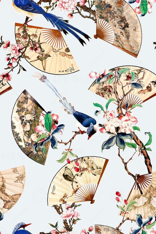 中国风印花华亿平台图片