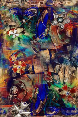 抽象印花华亿平台图片