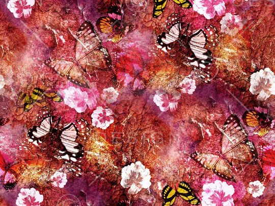 潮流时尚印花华亿平台图片