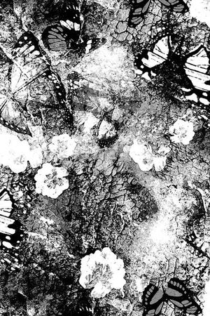 蝴蝶花印花华亿平台图片