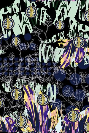 大自然风印花华亿平台图片