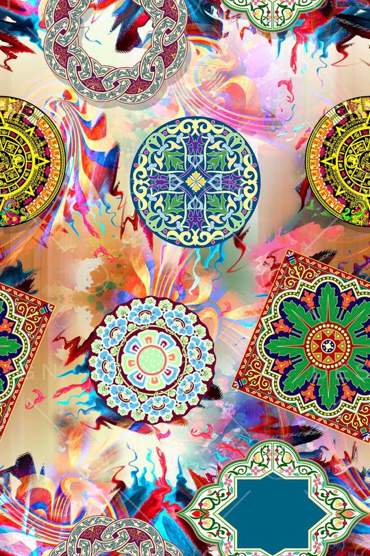 几何印花华亿平台图片