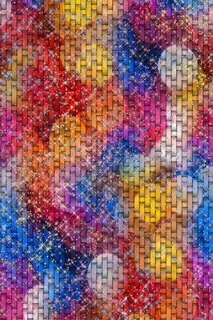 抽象印花华亿平台图片