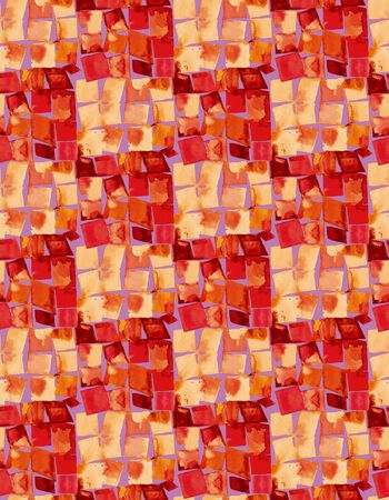 526022-水彩 几何 服装 家纺 丝巾 华亿平台