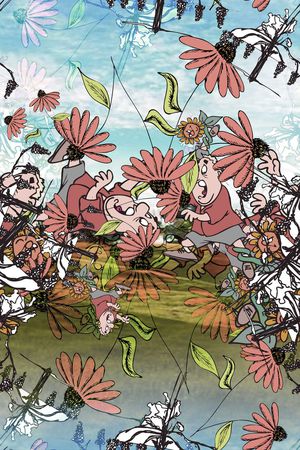 花卉连衣裙印花华亿平台图片