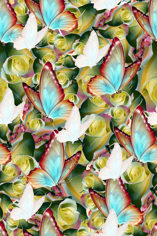 创意服装面料印花华亿平台图片