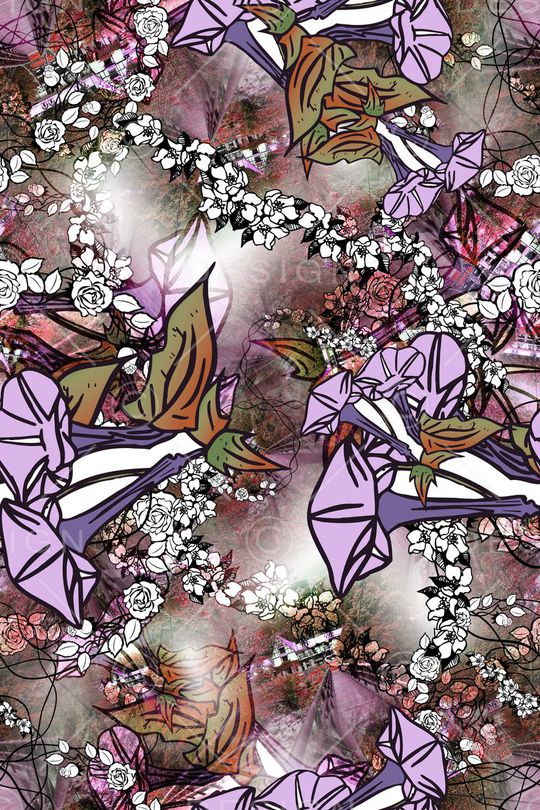 衬衣春意印花华亿平台图片